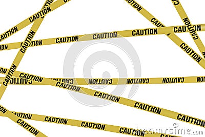 Strips of caution Stock Photo