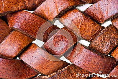 Woven Leather Stock Photo