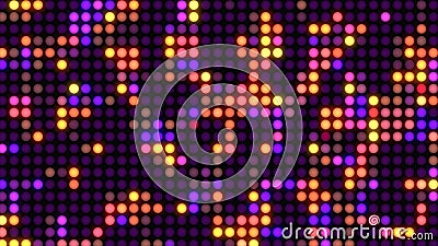 Strobing disco light loop animation. Stock Photo