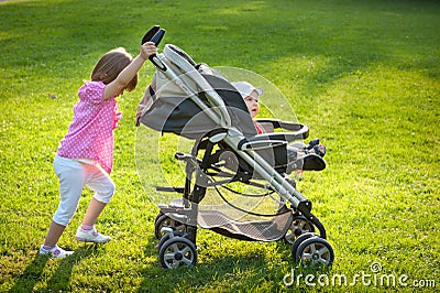 Stroller Stock Photo