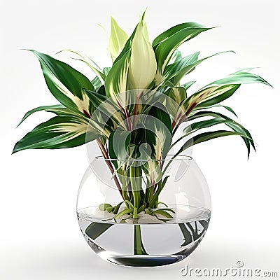 Stromanthe Triostar: A Showstopper in Any Room Stock Photo