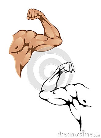 Strong arm Vector Illustration