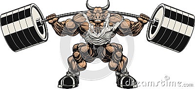 Strong bull Vector Illustration