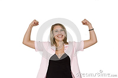 Strong Business woman Stock Photo