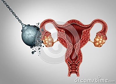 Strong Female Fertility Cartoon Illustration