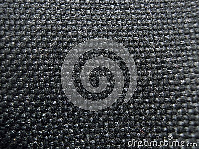 Strong synthetic fabric made of intertwined carbon threads. Stock Photo