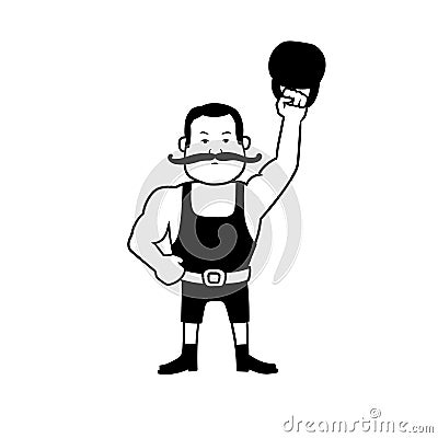 Strongman Vector Illustration