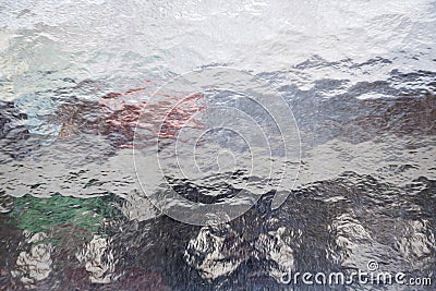 Structural glass pane for backgrounds Stock Photo