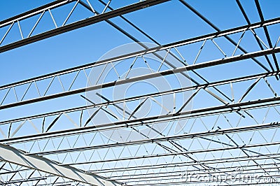 Structural steel construction Stock Photo