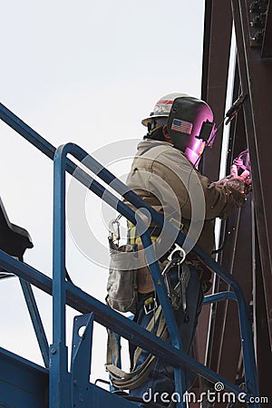 Structural welder Stock Photo