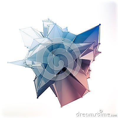 Structure 3d render computer graphics CG. Crystal illustration. One from the set. More in my portfolio. Cartoon Illustration