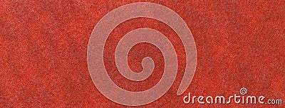 Structure dark red background felt fabric, macro. Texture woolen ginger matt textile material Stock Photo