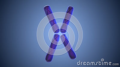Medical concept of the chromosome and DNA structure Stock Photo