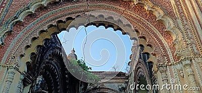 Structure of historical building in rajnagar madhubani bihar India Stock Photo