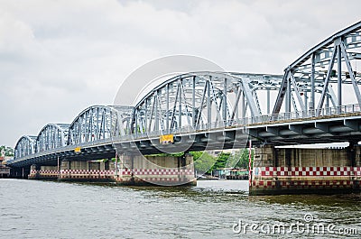 Iron bridge. Stock Photo