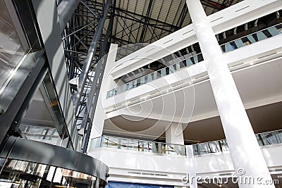 Structure of a mall Stock Photo