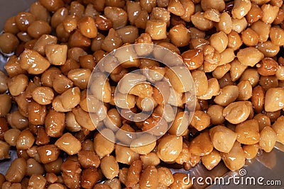 Struffoli . Honey Glazed, Fried Stock Photo