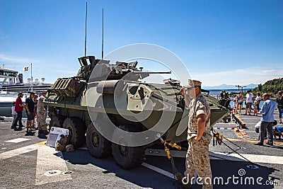 Stryker military vehicle Editorial Stock Photo