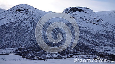 Strynefjellet mountains near Stryn in Norway Stock Photo