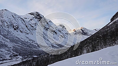 Strynefjellet valley near Stryn in Norway Stock Photo