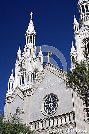 Sts. Peter and Paul Church Stock Photo