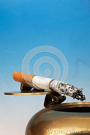 Stub of a cigarette Stock Photo
