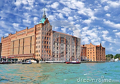 Stucky palace in Venice Stock Photo