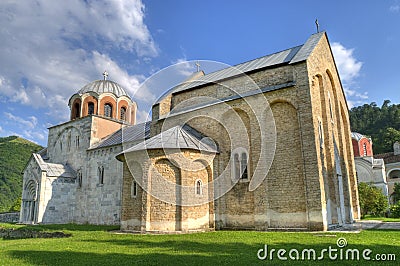 Studenica Monastery Stock Photo