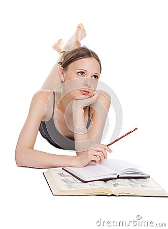 The student Stock Photo