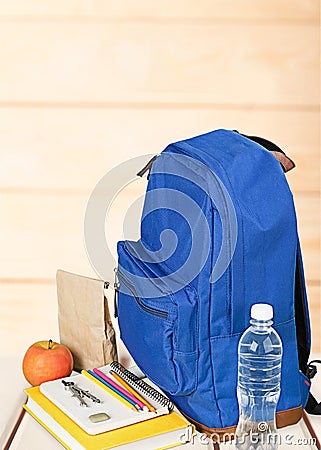 Student Backpack Stock Photo