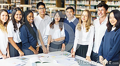 Student Classmate Friends Understanding Study Concept Stock Photo