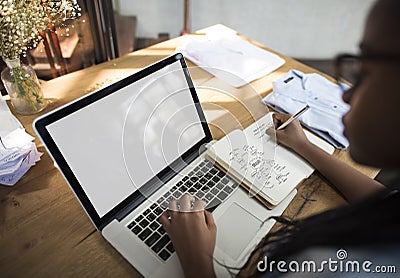 Student Computer Learning Education Insight Concept Stock Photo