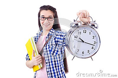 Student failing to meet deadlines Stock Photo