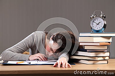 doing late night homework