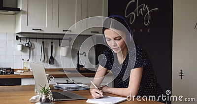 400px x 211px - Student Girl with Natural Makeup, in the Nerdy Glasses, with Headphones,  Holding the Hot Coffee-to-go and Stock Video - Video of color, caucasian:  90159605