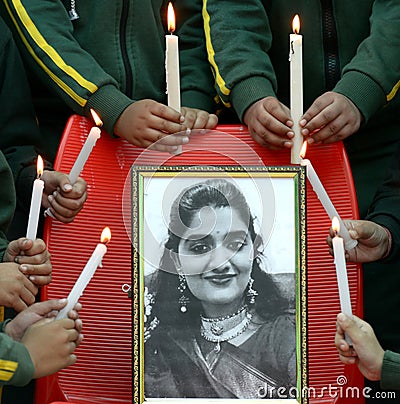 Tribute to Dr Priyanka Reddy Editorial Stock Photo