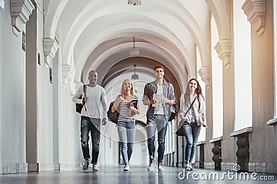 Students in university Stock Photo