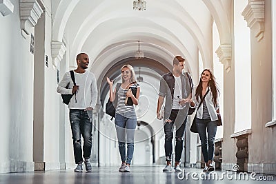 Students in university Stock Photo