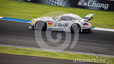 Studie BMW Z4 of BMW Sports Trophy Team Studie in GT300 Races at Editorial Stock Photo