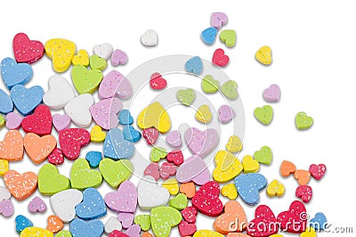 Studio image Valentine hearts Stock Photo