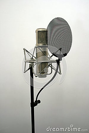 Studio Microphone Stock Photo