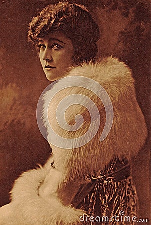 Hollywood silent movie actress Ethel Clayton Editorial Stock Photo