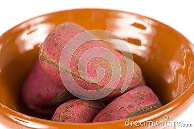 Studio shot of Kola nuts Stock Photo