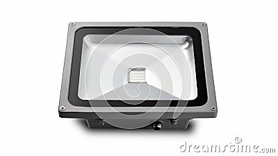 Studio shot of LED flood light Stock Photo