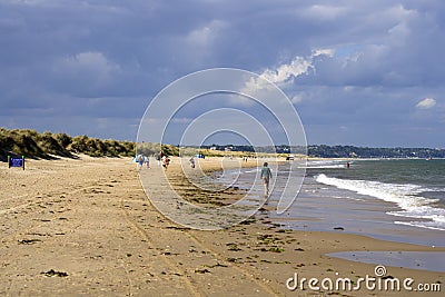 Studland Naturist Beach Editorial Stock Photo