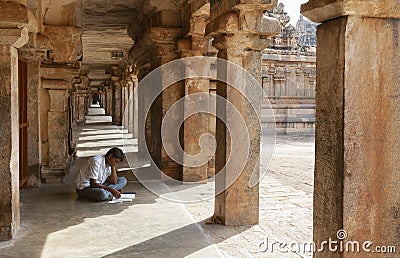 Minakshi Sundareshvera Hindu Temple complex - Madurai - India Editorial Stock Photo