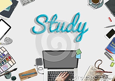 Studying Learning Education Student Insight Concept Stock Photo