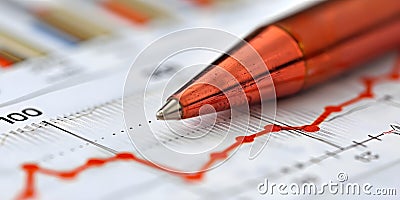 Studying numbers and metrics to optimize marketing campaign performance and effectiveness. Concept Stock Photo