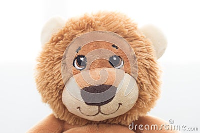 Stuffed lion Stock Photo