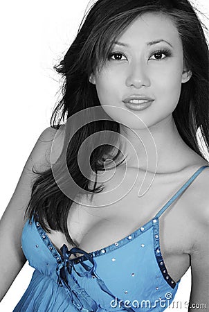 Stunning Asian woman Stock Photo